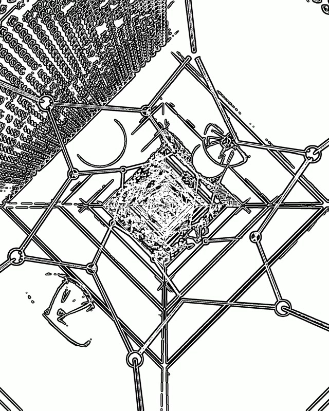 Neon Tunnel Geometrisch Web Screensaver 60fps 4:5 Instagram Vj Loop