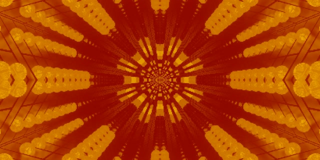 Neon Tunnel Radiant Sun Burst VJ Loop 2:1 Univisium 60fps Screensaver