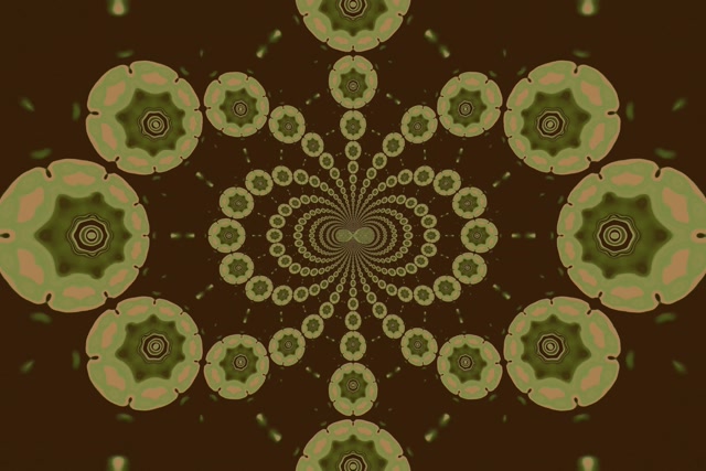 VJ loop Neon Tunnel Mandala Caleidoscoop 3:2 surface 60fps schermbeveiliging