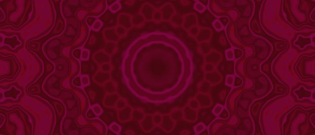 Karmozijn Mandala Neon Tunnel Vj Loop 21:9 Ultrawide 60fps Schermbeveiliging