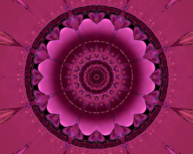 Roze Neon Tunnel Mandala 60fps 5:4 industrial Screensaver VJ Loop