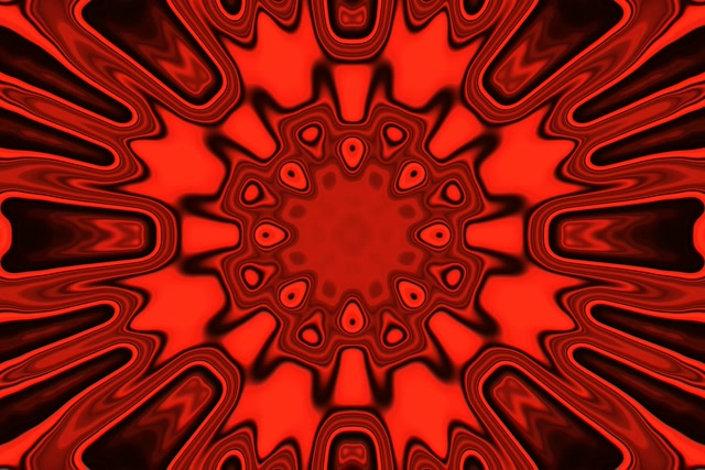 Rood Kaleidoscoop Uitbarsting Neon Tunnel VJLoops 3:2 Surface 60fps Schermbeveiliging