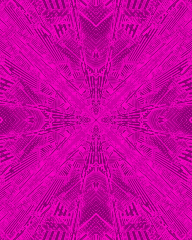 Magenta Caleidoscoop Uitbarsting Neon Tunnel VJ Loop 4:5 Instagram 60fps Schermbeveiliging