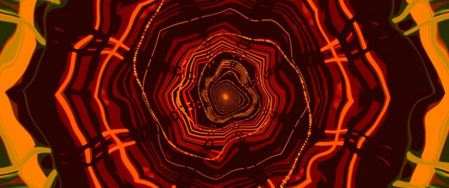 Neon Tunnel Rode Lava Vortex Screensaver 2.39:1 Cinemascope 60fps VJLoops