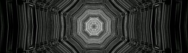 Neon Tunnel Achthoek Vortex 32:9 Super Ultrawide 60fps Schermbeveiliging Vj Loop