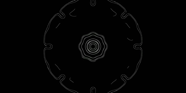 Witte Neon Tunnel Screensaver 2:1 Univisium 60fps VJ Loop screensaver windows pc and laptop