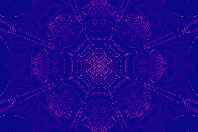 Neon Tunnel Kaleidoscoop Web 3:2 Surface 60fps Schermbeveiliging VJ Loop