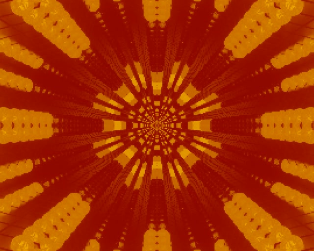 Neon Tunnel Radiale Zonnestraal VJ Loop 5:4 Industrieel 60fps Screensaver