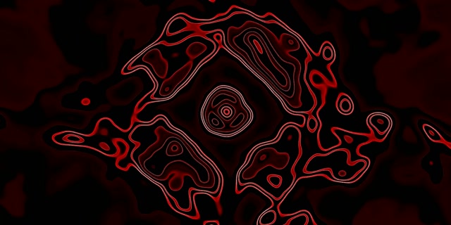 Rode Neon Tunnel Contour Diamant Vj Loop 2:1 Univisium 60fps Schermbeveiliging