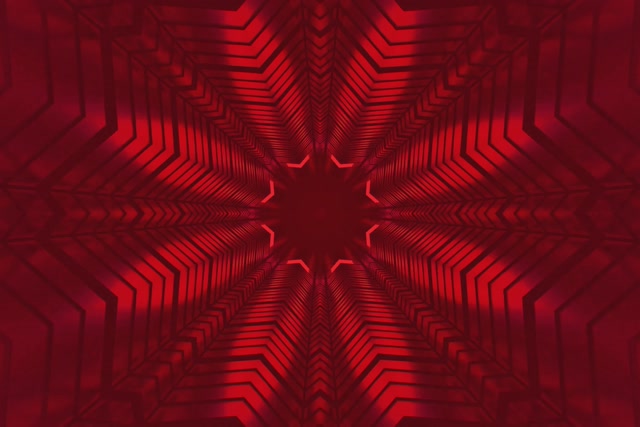 Rode Zwaard Kaleidoscoop Neon Tunnel VJLoops 3:2 Surface 60fps Schermbeveiliging