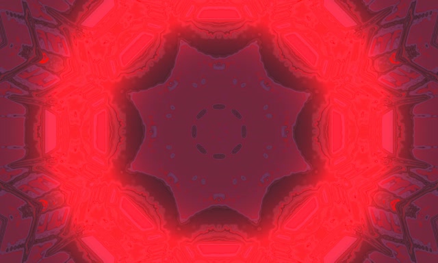 Rode Neon Tunnel Oog Mandala Ring VJ Loop 5:3 Wide 60fps Schermbeveiliging