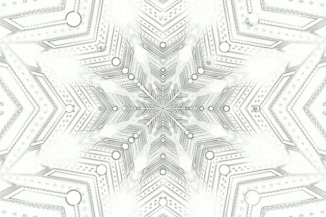 Sneeuwvlok Neon Tunnel Screensaver 3:2 Surface 60fps VJ Loop