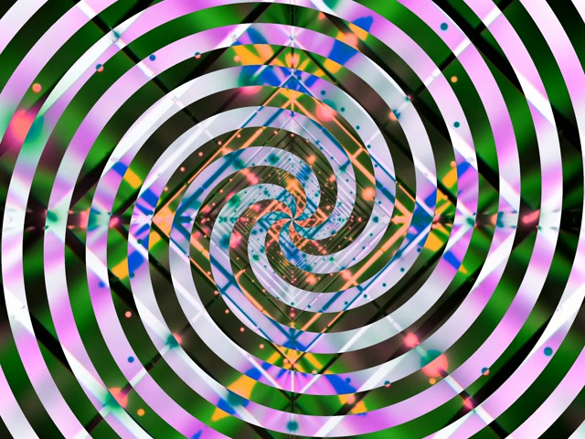 Neon Tunnel Spiraal Vortex VJLoops 4:3 Klassiek 60fps Schermbeveiliging