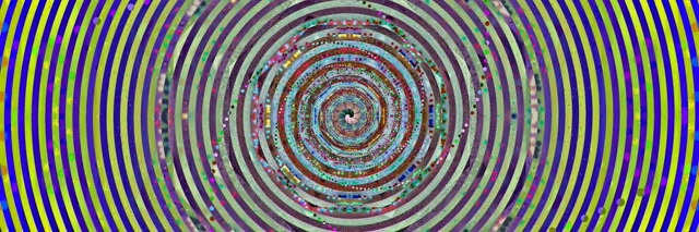 Hypnotic Concentric Neon Tunnel | 3:1 Screensaver | VJ Loop 60fps