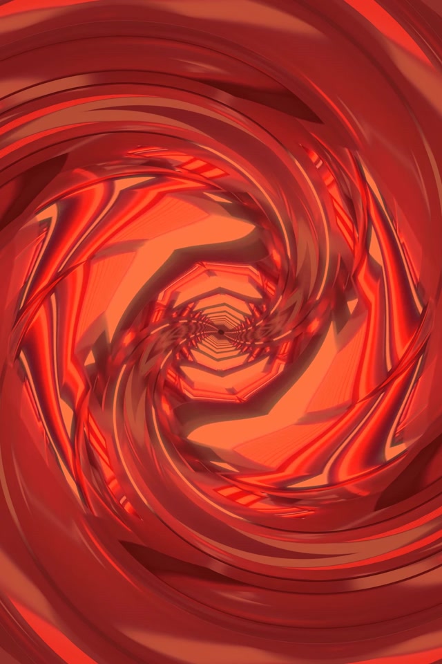Rode Spiraal Neon Tunnel Vortex | 2:3 Photo Portrait 60fps Schermbeveiliging VJ Loop