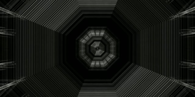 Octagonal Neon Tunnel Vortex 2:1 Univisium 60fps VJ Loop Screensaver