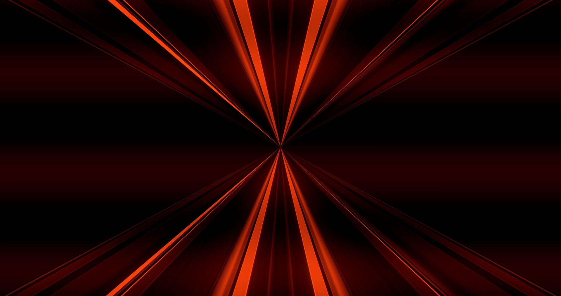 Lysende Røde Stråler Neon Tunnel 4K UHD 60fps Live Bakgrunnsbilde Skjermsparer