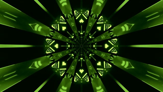 Neon Tunnel Skjermsparere 4K UHD 60fps - VJLoops Visuelt Innhold for Windows 11 PC Laptop