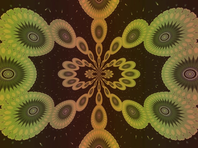 Fractal Kaleidoscope Neon Tunnel VJ Loop 4:3 Classic 60fps Screensaver