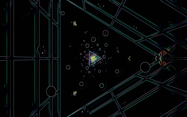 Neontunnel Grønne Sirkler Skjermsparer 60fps 16:10 MacBook VJ Loop