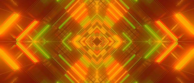 Neon Tunnel Diamond Vortex VJ Loop 21:9 Ultrawide 60fps Screensaver