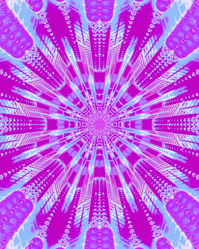 Vj loop Neon Tunnel Magenta Kaleidoscope Burst 60fps 4:5 Instagram Screensaver