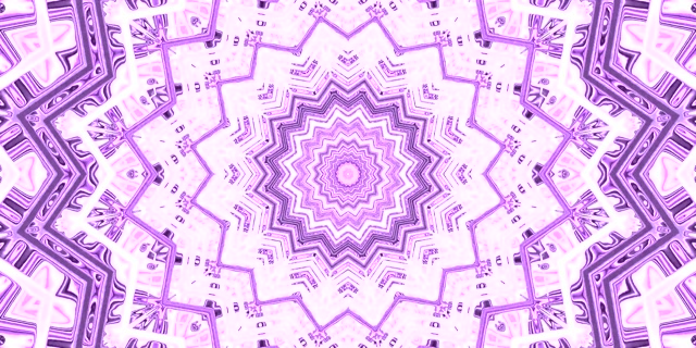 Lilla Neon Tunnel Kaleidoskop Skjermsparer 2:1 Univisium 60fps VJ Loop