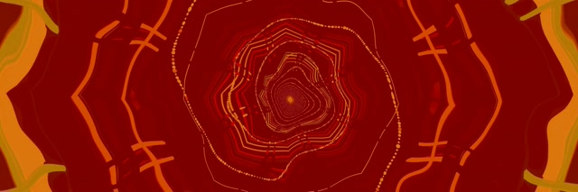 Neon Tunnel Oktagon Vortex VJLoops 3:1 Triple Wide 60fps Skjermsparer