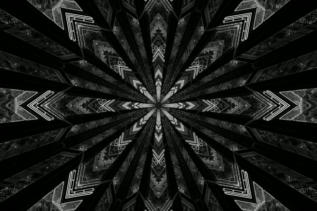 Neon Tunnel S&H Geometrisk Skjermsparer 3:2 Surface 60fps VJ Loop