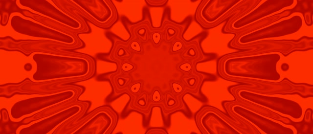 Rød Fraktal Kaleidoskop Neon Tunnel VJ Loop 21:9 Ultrawide 60fps Skjermsparer
