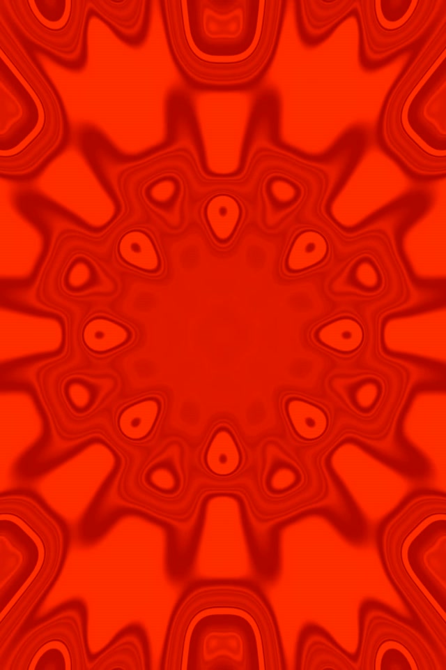 Rød Organisk Neon Tunnel Blomstring Vj Loop 2:3 Photo Portrait 60fps Skjermsparer