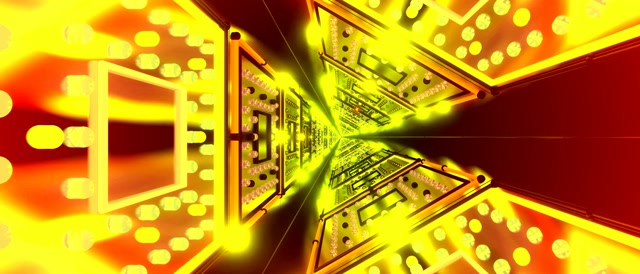 Neon Tunnel Kretskort Virvel VJ Loop 21:9 Ultrawide 60fps Skjermsparer