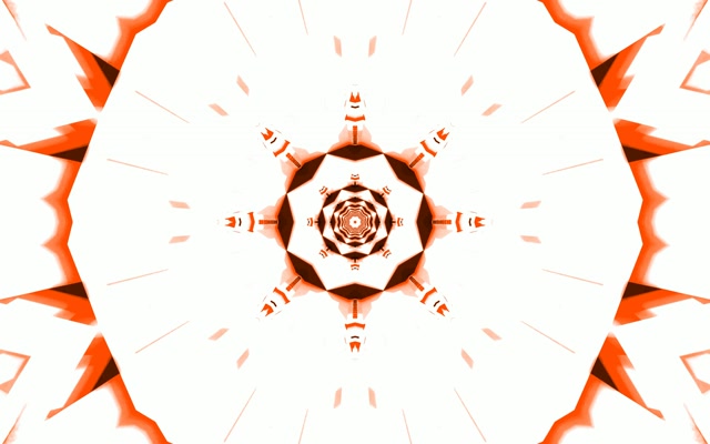 Rød Kaleidoskop Neon Tunnel Vj Loop 16:10 Macbook 60fps Skjermsparer