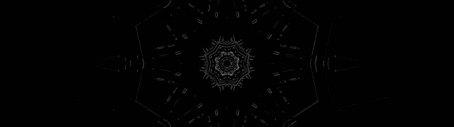 Neon Tunnel Mandala Kaleidoskop 32:9 Super Ultrawide 60fps Skjermsparer VJLoops