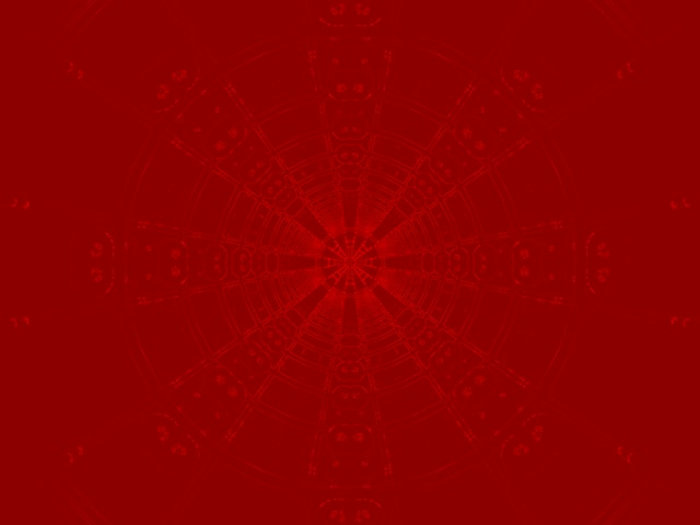 Neon Tunnel Rød Mandala Eksplosjon VJ Loop 4:3 Klassisk 60fps Skjermsparer