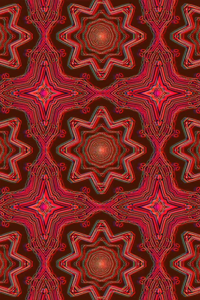 Neon Tunnel Rød Kaleidoskop Vj Loop 2:3 Foto Portrett 60fps Skjermsparer