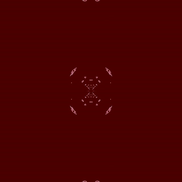 Neontunnel Karmosinrød Kaleidoskop VJLoops 1:1 Square 60fps Skjermsparer