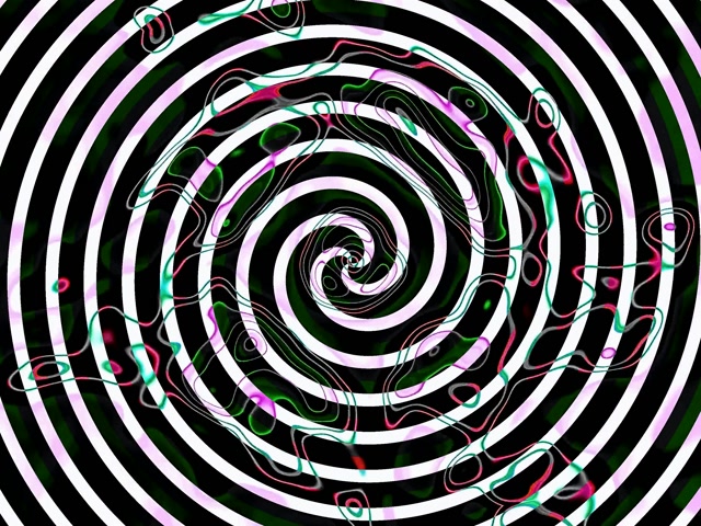 Neon Tunnel Spiral Vortex VJ Loop 4:3 Klassisk 60fps Skjermsparer