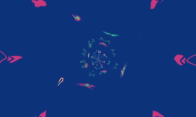 Neon Tunnel Rosa Grønn Spiral skjermsparer 5:3 bred 60fps VJ Loop