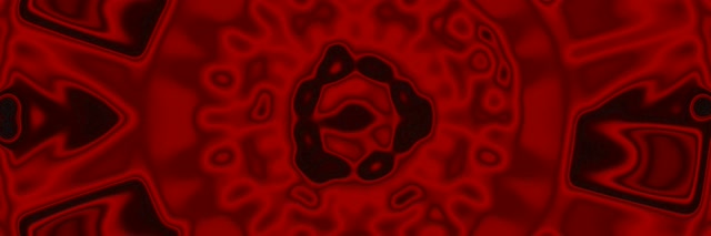 Rød Neon Tunnel Mandala Virvel Vj Loop 3:1 Triple Wide 60fps Skjermsparer