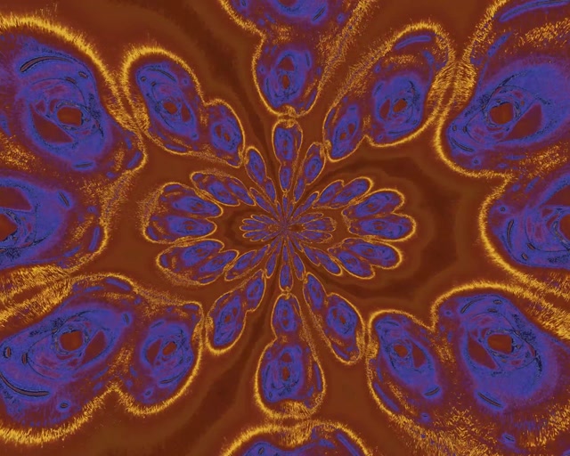 Neon Tunnel Kaleidoskop Eksplosjon Vj Loop 5:4 Industrial 60fps Skjermsparer