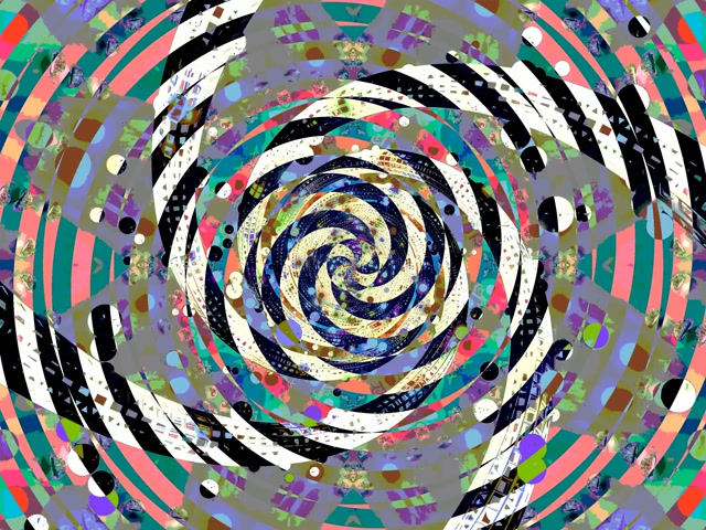 Neon Tunnel Spiral Vortex 4:3 Klassisk 60fps Skjermsparer VJ Loop