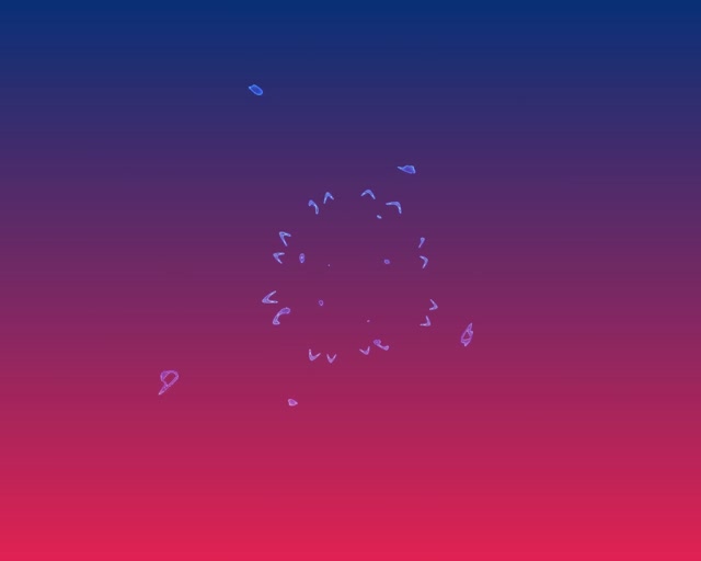 Neon Tunnel Kaleidoskop Hjerte Eksplosjon 5:4 Industriell 60fps Skjermsparer VJLoops