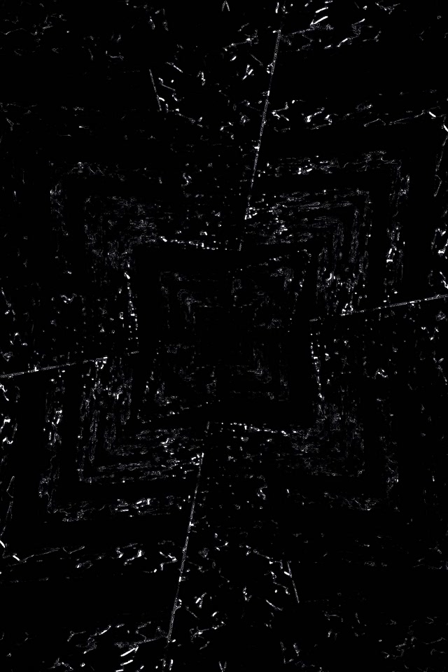 Neon Tunnel Mørkt Rutenett Vortex Skjermsparer 2:3 Foto Portrett 60fps Vj Loop