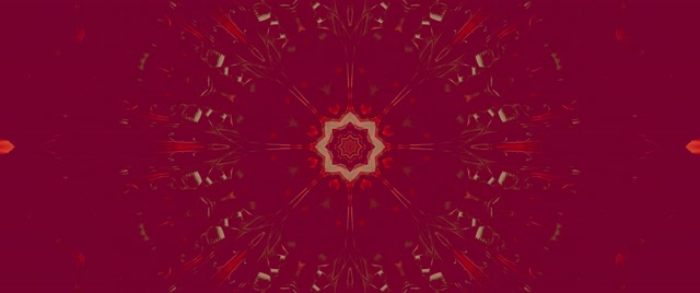 Neon Tunnel Fraktal Kaleidoskop Eksplosjon VJ Loop 2.39:1 Cinemascope 60fps Skjermsparer