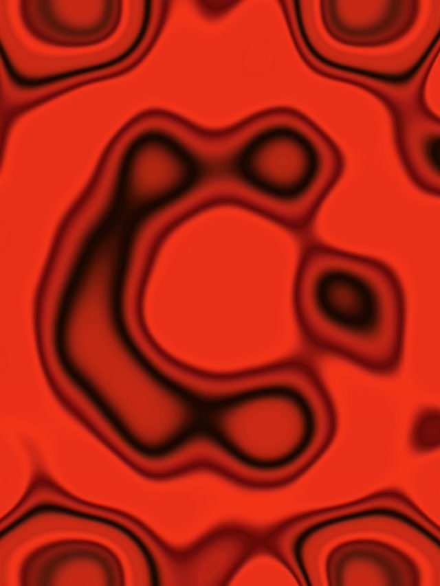 Red Neon Tunnel Pulsating Hexagon Vortex 3:4 iPad Portrait 60fps Screensaver Vj Loop