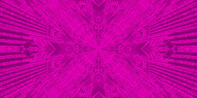 Magenta Kaleidoscope Burst Neon Tunnel VJ Loop 2:1 Univisium 60fps Screensaver