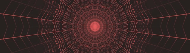 Neon Tunnel Red Spider Web Vortex 32:9 Super Ultrawide 60fps Screensaver Vj Loop