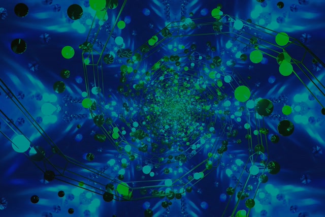 Vj loop Neon Tunnel Green Spiral Diamond Vortex 3:2 surface 60fps screensaver