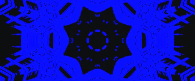 Niebieski Czarny Neonowy Tunel Wygaszacz Ekranu 2.39:1 Cinemascope 60fps VJ Loop